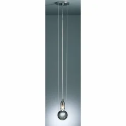 Luminaires Tecnolumen Le tre streghe Tecnolumen Lampe pendante LED Chrome, 1 lumière