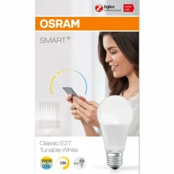 Luminaires Ledvance LED E27 8,5 Watt 2700 Kelvin 810 Lumen OSRAM SMART+