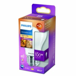 Luminaires Philips LED E27 11,5 Watt 2200-2700 Kelvin 1560 Lumen Philips