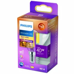 Luminaires Philips LED E14 3,4 Watt 2200-2700 Kelvin 475 Lumen Philips