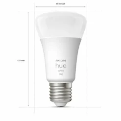 Luminaires Philips LED E27 9,5 Watt 2700 Kelvin 1050 Lumen Philips Hue White