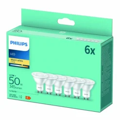 Luminaires Philips LED GU10 4,7 Watt 2700 Kelvin 345 Lumen Philips