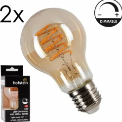 Lampes Vintages & Rétros-hofstein LED LED Ambre, 1 lumière