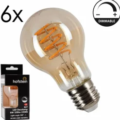 Lampes Vintages & Rétros-hofstein LED LED Ambre, 1 lumière
