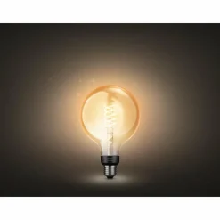 Luminaires Philips LED White Filament Globe E27 7 Watt 2100 Kelvin 600 Lumen Philips Hue