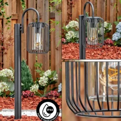 hofstein Lejonbacken Luminaire extérieur, Eclairage de chemin Noir, 1 lumière