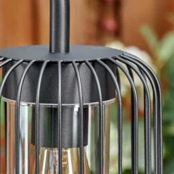 hofstein Lejonbacken Luminaire extérieur, Eclairage de chemin Noir, 1 lumière