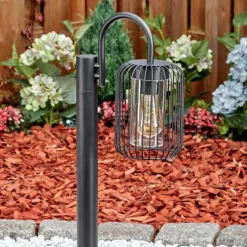 hofstein Lejonbacken Luminaire extérieur, Eclairage de chemin Noir, 1 lumière