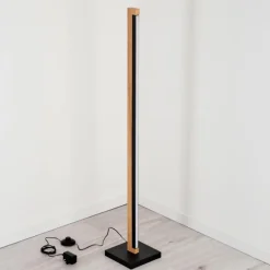 hofstein Lemene Lampadaire LED Écru, Noir, 1 lumière