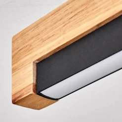 Luminaires Scandinaves-hofstein Lemene Plafonnier LED Écru, Noir, 2 lumières