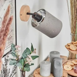 Lampes En Tissu-hofstein Lendemarke Applique murale, Spot mural Écru, Noir, 1 lumière