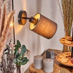 Lampes En Tissu-Briloner Lendemarke Applique murale, Spot mural Noir, 1 lumière