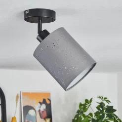 Lampes En Tissu-hofstein Lendemarke Plafonnier, Spot de plafond Noir, 1 lumière