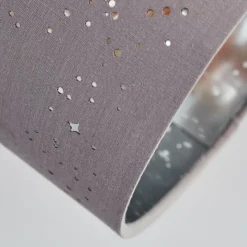 Lampes En Tissu-hofstein Lendemarke Plafonnier, Spot de plafond Écru, Noir, 1 lumière