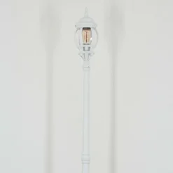 Luminaires Rustiques-hofstein Lentua Réverbère, Eclairage de chemin Blanc, 1 lumière