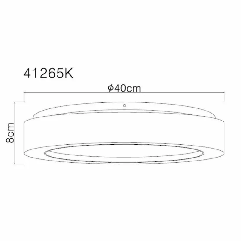 Luminaires Globo Lighting Liami Plafonnier LED Blanc, 1 lumière* Éclairage Led