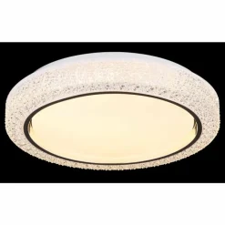Luminaires Globo Lighting Liami Plafonnier LED Blanc, 1 lumière* Éclairage Led
