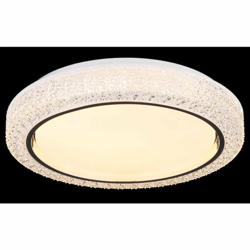 Luminaires Globo Lighting Liami Plafonnier LED Blanc, 1 lumière* Éclairage Led