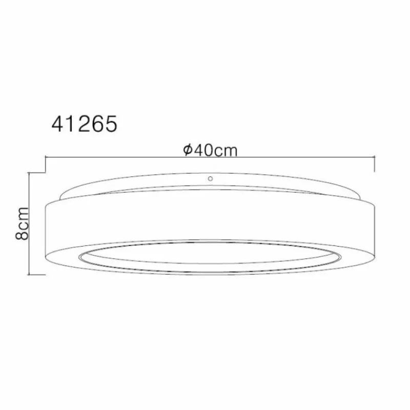 Luminaires Globo Lighting Liami Plafonnier LED Blanc, 1 lumière* Éclairage Led