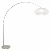 Lampes En Tissu-Luminaires Steinhauer Light Lampadaire Acier brossé, 1 lumière