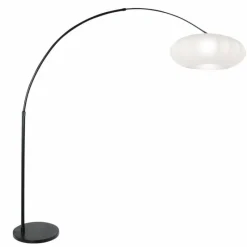 Lampes En Tissu-Luminaires Steinhauer Light Lampadaire Noir, 1 lumière