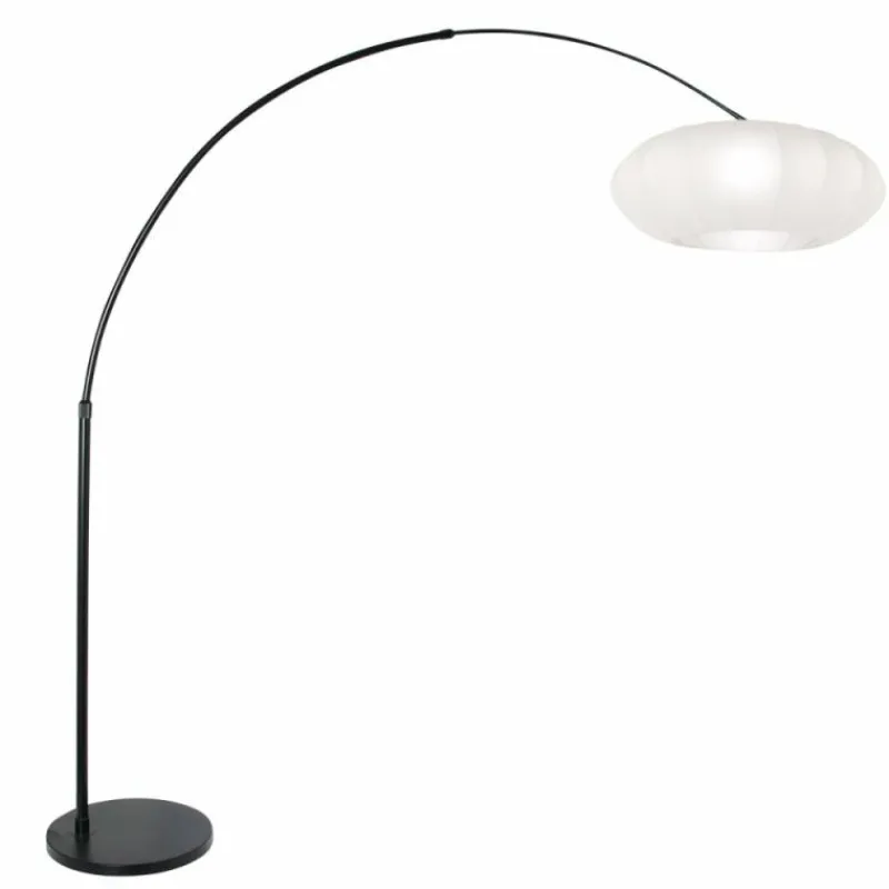 Lampes En Tissu-Luminaires Steinhauer Light Lampadaire Noir, 1 lumière