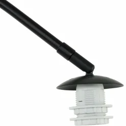 Lampes En Tissu-Luminaires Steinhauer Light Lampadaire Noir, 1 lumière