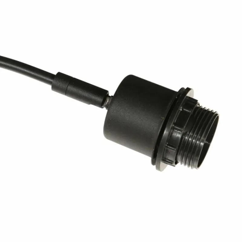 Lampes En Tissu-Luminaires Steinhauer Light Lampadaire Noir, 3 lumières