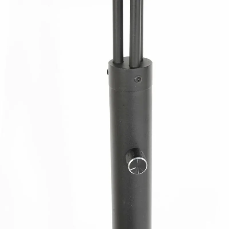 Lampes En Tissu-Luminaires Steinhauer Light Lampadaire Noir, 3 lumières