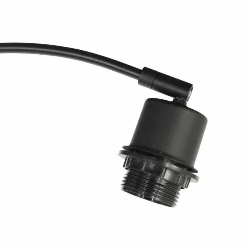 Lampes En Tissu-Luminaires Steinhauer Light Lampadaire Noir, 3 lumières