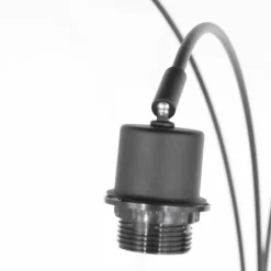 Lampes En Tissu-Luminaires Steinhauer Light Lampadaire Noir, 3 lumières