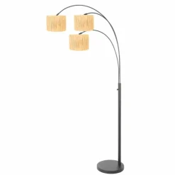 Luminaires Steinhauer Light Lampadaire Noir, 3 lumières* Lampadaires Et Lampes Sur Pied