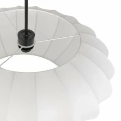 Lampes En Tissu-Luminaires Steinhauer Light Suspension Noir, 1 lumière