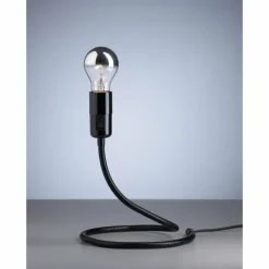 Lampe Design-Luminaires Tecnolumen Lightworm Tecnolumen Lampe à poser Noir, 1 lumière