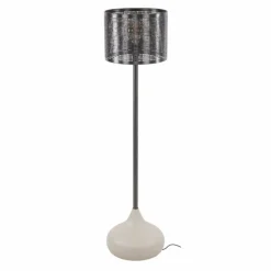 hofstein Lilleballe Lampadaire Crème, Gris, 1 lumière* Lampadaires Et Lampes Sur Pied