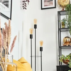 hofstein Limmingen Lampadaire Noir, 3 lumières