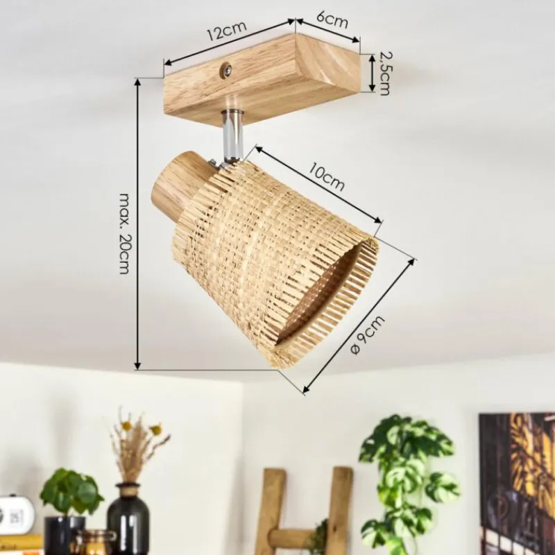 Luminaires Scandinaves-hofstein Lindberg Plafonnier Chrome, Écru, 1 lumière