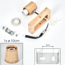 Luminaires Scandinaves-hofstein Lindberg Plafonnier Chrome, Écru, 1 lumière