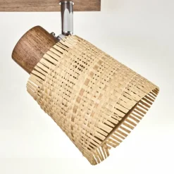 Luminaires Scandinaves-hofstein Lindberg Plafonnier Chrome, Brun foncé, 4 lumières