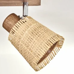 Luminaires Scandinaves-hofstein Lindberg Plafonnier Chrome, Brun foncé, 3 lumières