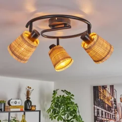 Luminaires Scandinaves-hofstein Lindberg Plafonnier Noir, 3 lumières