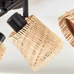 hofstein Lindberg Plafonnier Noir, 4 lumières