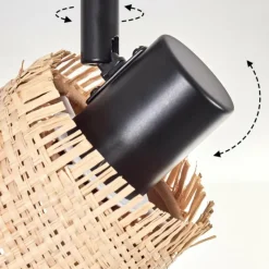 hofstein Lindberg Plafonnier Noir, 4 lumières