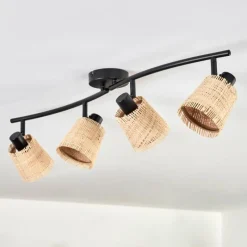 hofstein Lindberg Plafonnier Noir, 4 lumières