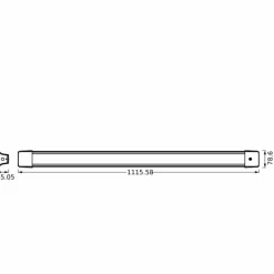 Luminaires Ledvance LINE Applique murale / Plafonnier LED Blanc, 1 lumière* Éclairage Led