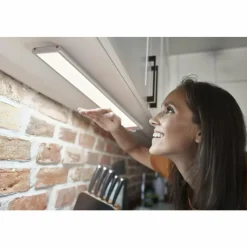 Luminaires Ledvance Linear Luminaire sous meuble LED Gris, 1 lumière, Détecteur de mouvement* Éclairage Led