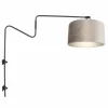 Lampes En Tissu-Luminaires Steinhauer Linstrøm Applique murale Noir, 1 lumière