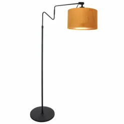 Lampes En Tissu-Luminaires Steinhauer Linstrøm Lampadaire Noir, 1 lumière