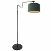 Lampes En Tissu-Luminaires Steinhauer Linstrøm Lampadaire Noir, 1 lumière