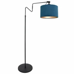 Lampes En Tissu-Luminaires Steinhauer Linstrøm Lampadaire Noir, 1 lumière